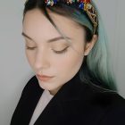 CERCHIETTO elaborato con composizione di strass