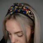 CERCHIETTO elaborato con composizione di strass - immagine 2