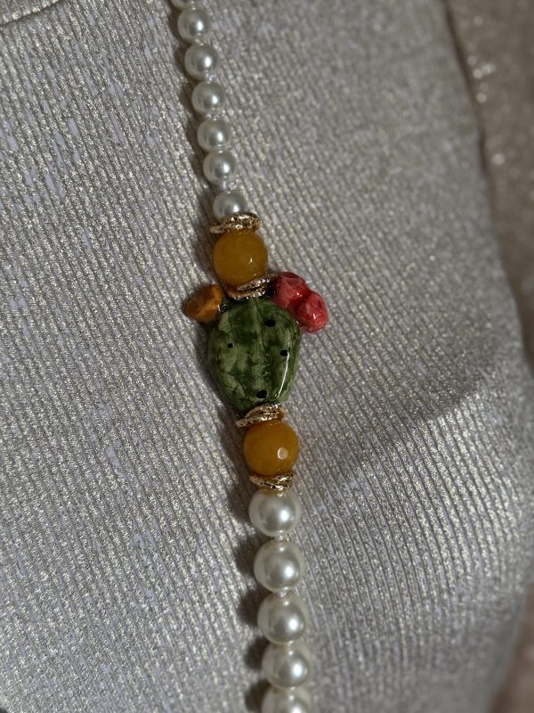 COLLANA in perle con fichi d’india - immagine 3