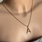 COLLANA con ciondolo LETTERA