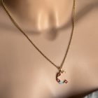 COLLANA con ciondolo LETTERA - immagine 3