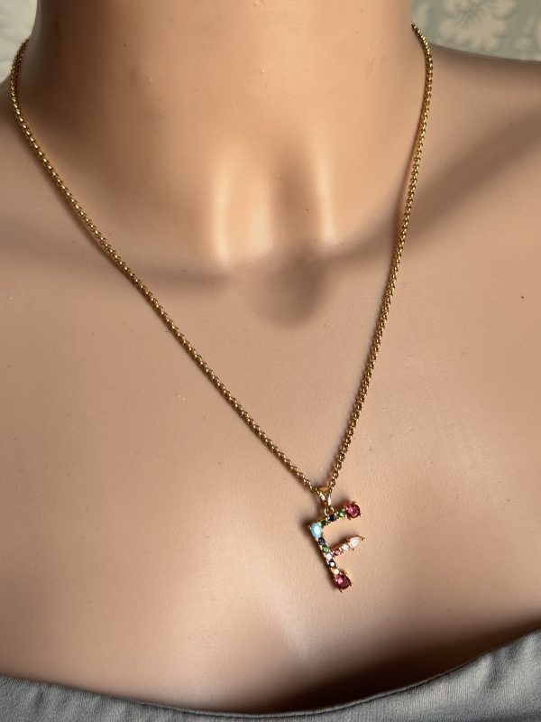 COLLANA con ciondolo LETTERA - immagine 6