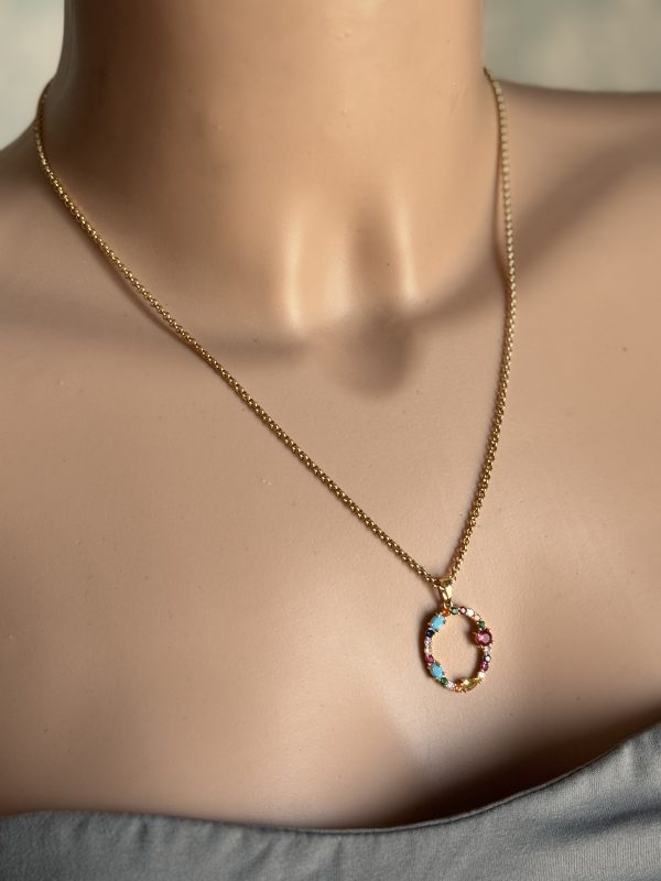 COLLANA con ciondolo LETTERA - immagine 12