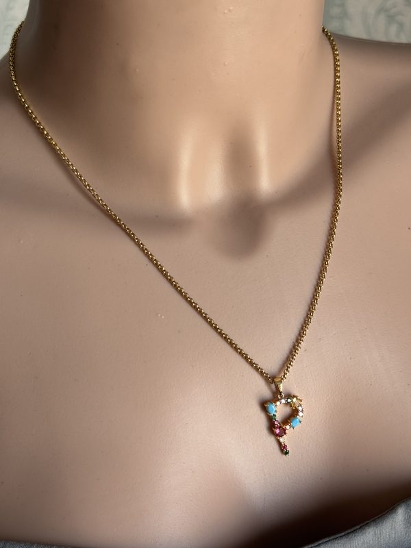 COLLANA con ciondolo LETTERA - immagine 13