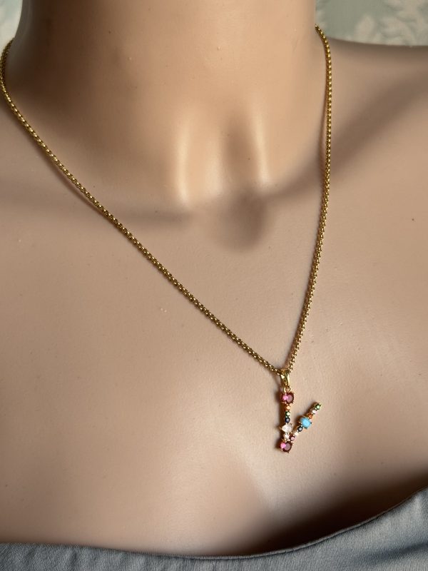 COLLANA con ciondolo LETTERA - immagine 17