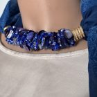 FOULARD GIOIELLO dai toni celeste/blu - immagine 2