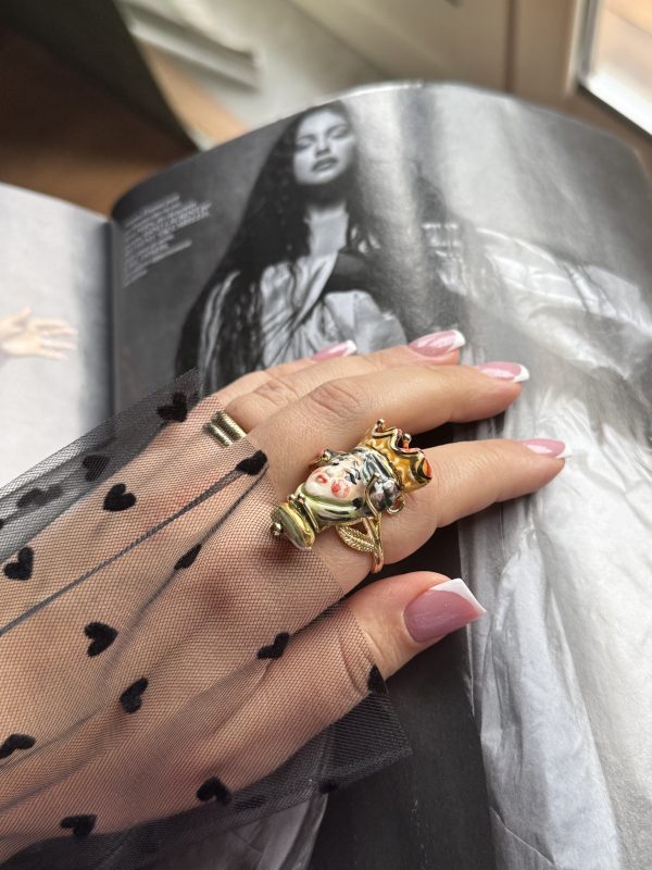 ANELLO serie SICILY con testa di moro femminile - immagine 2
