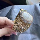 BRACCIALE rigido con centrale effetto anticato - immagine 3