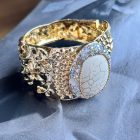 BRACCIALE rigido con centrale effetto anticato - immagine 4