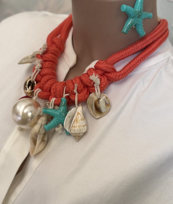 COMPLETO orecchini/collana in cordoncino