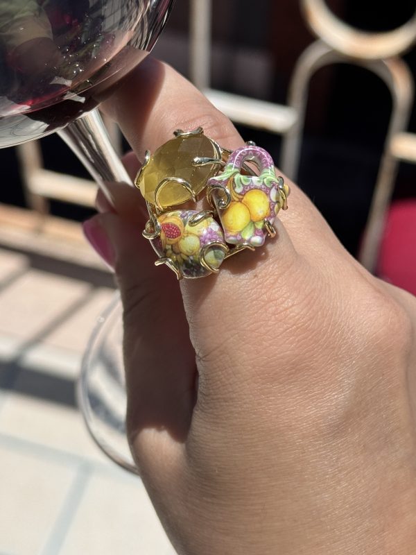 ANELLO serie SICILY TRIS limoni/melograno