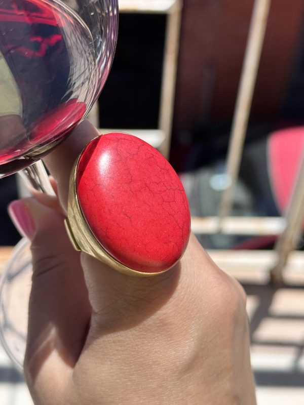 ANELLO serie SICILY con pietra grossa incastonata