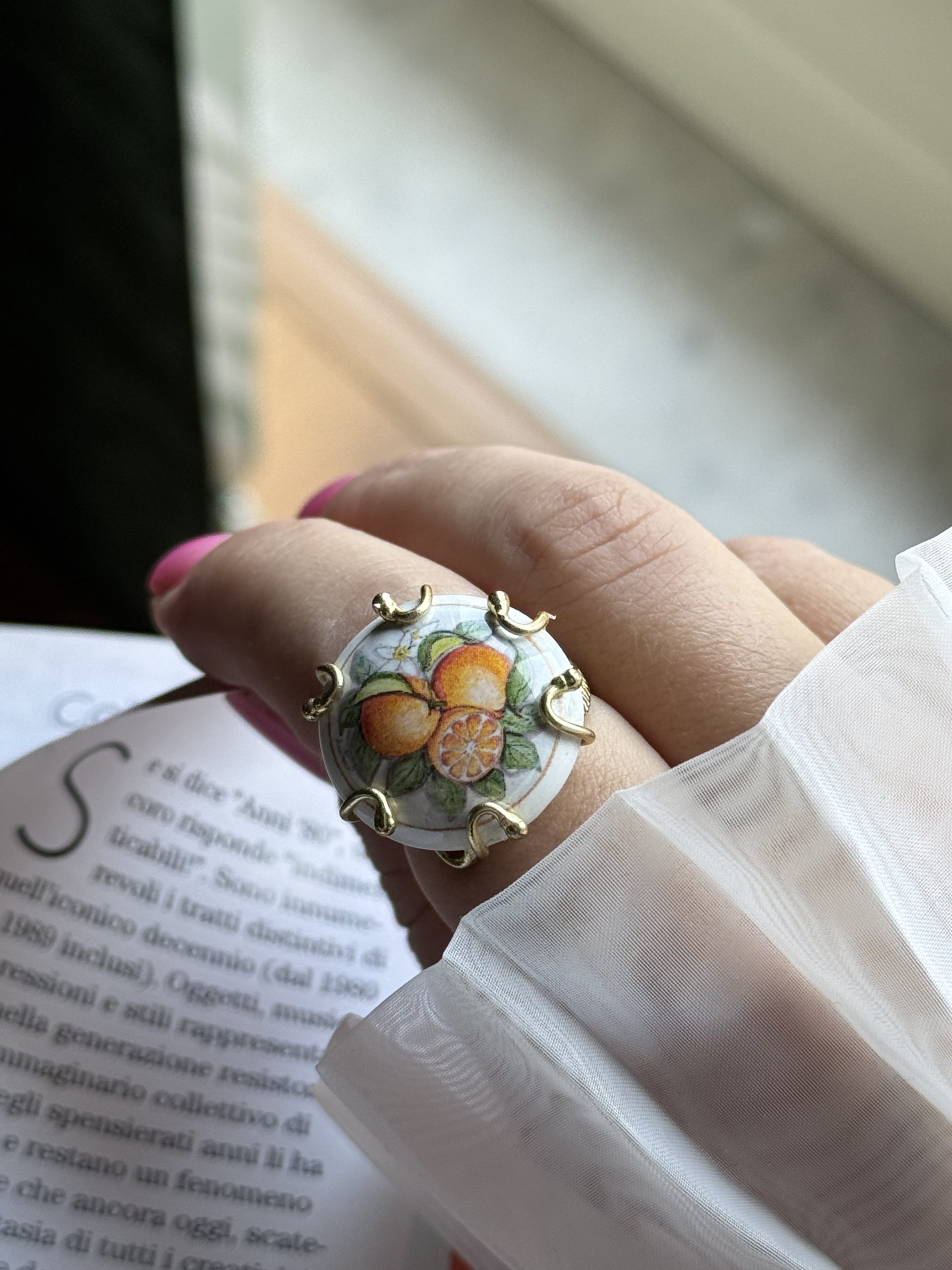 ANELLO serie SICILY "arance siciliani"