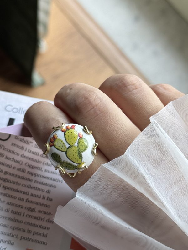 ANELLO serie SICILY "pale di fichi d'india"