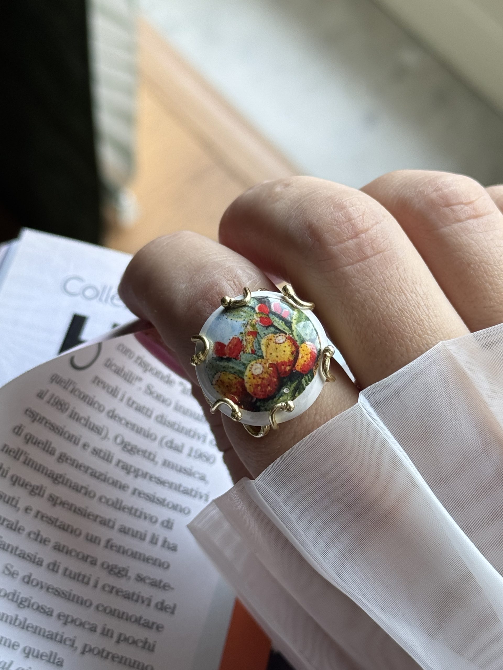 ANELLO serie SICILY "fichi d'india"