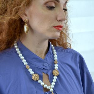 COMPLETO collana e orecchini a goccia