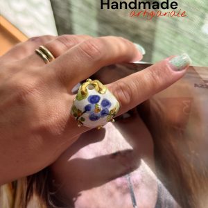 ANELLO serie SICILY “coffetta floreale”